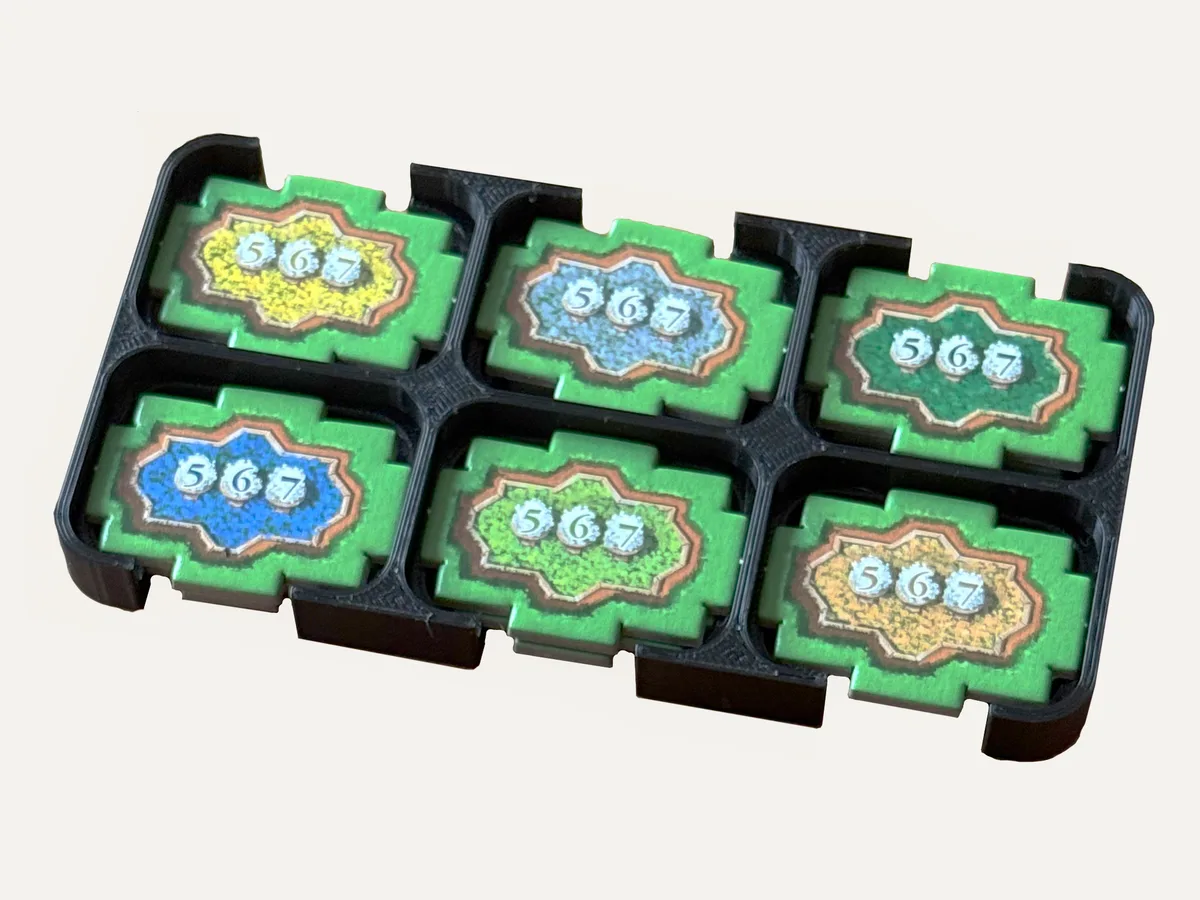The Castles of Burgundy (2019) Bonus Tile Tray