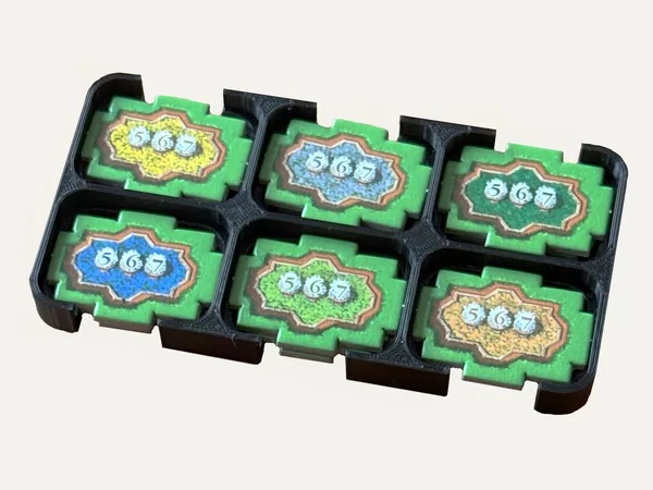 The Castles of Burgundy (2019) Bonus Tile Tray