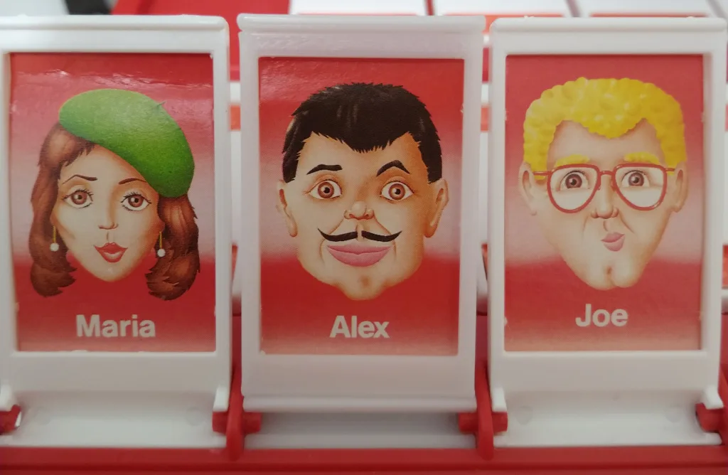 NZ Guess Who Circa 1987 Replacement Character Frame