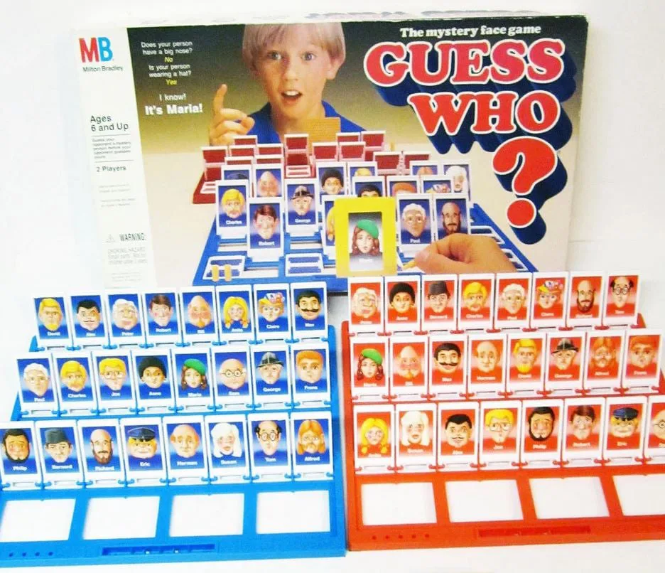 Guess Who game card holder