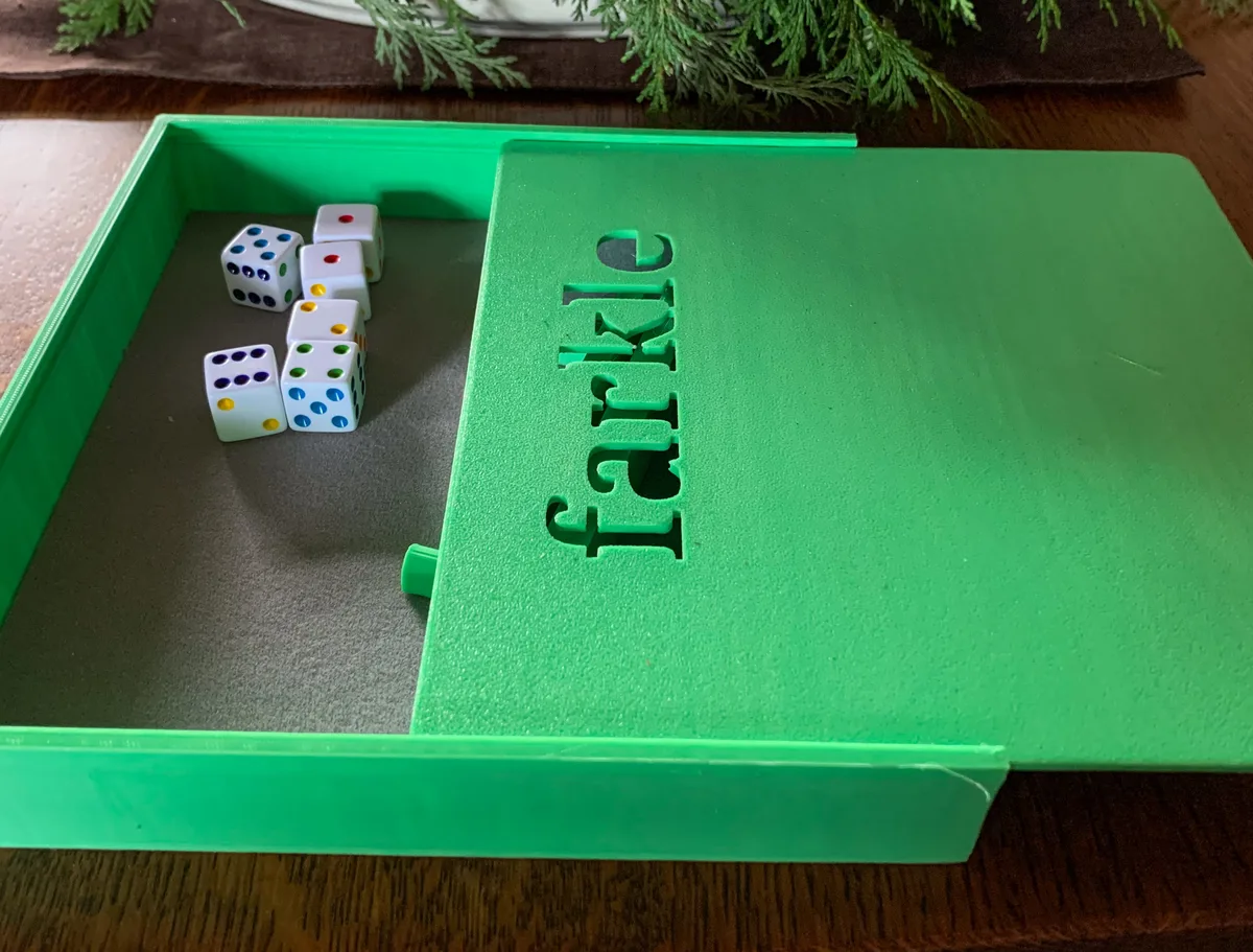 Farkle box With Lid
