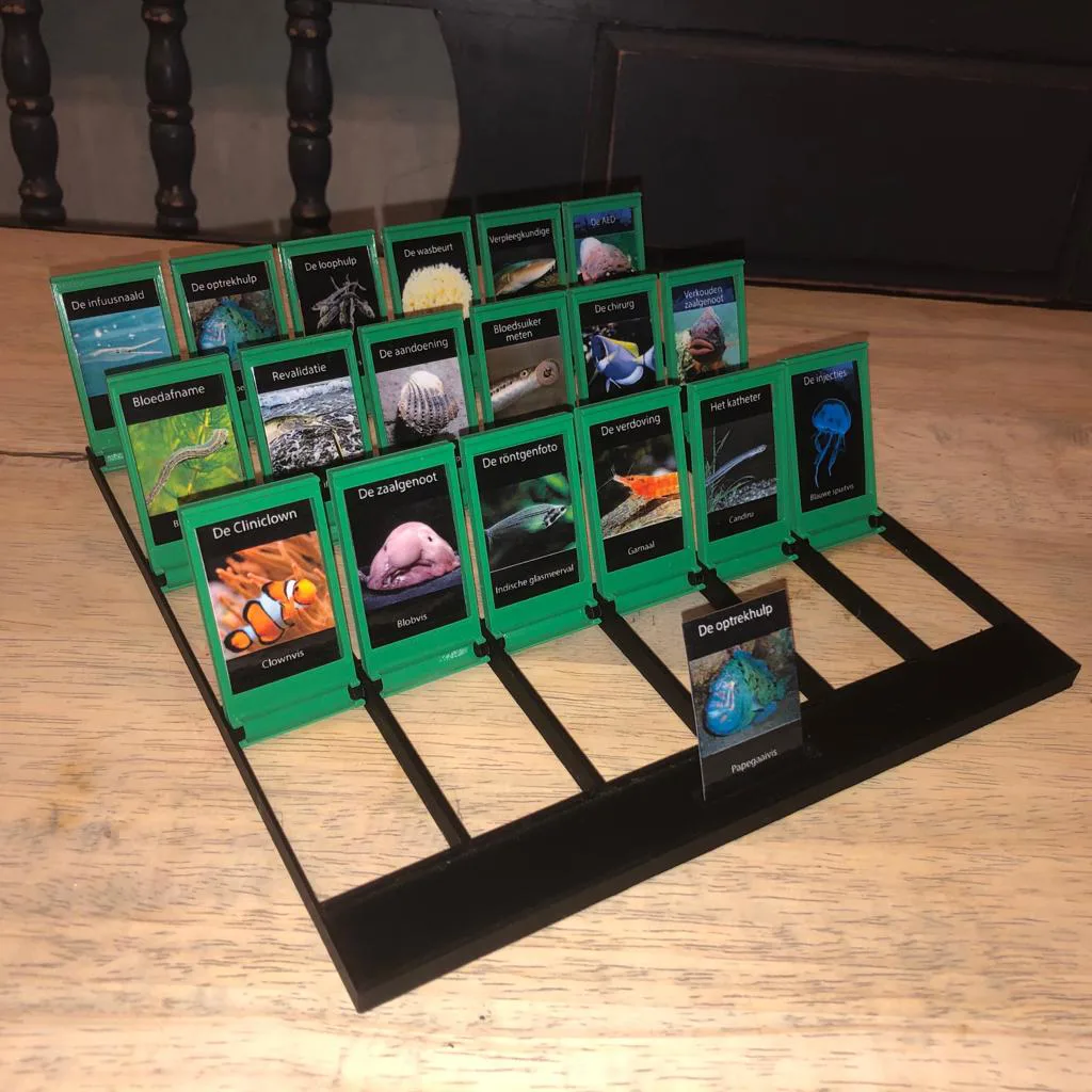 Frame for Guess Who? inspired game.