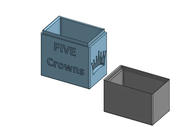 Five crowns box
