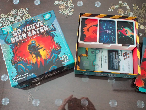 So, You've Been Eaten board game insert