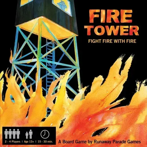 Fire Tower (w/ Expansion) – Board Game Organizer/Insert (3D Printable STL)