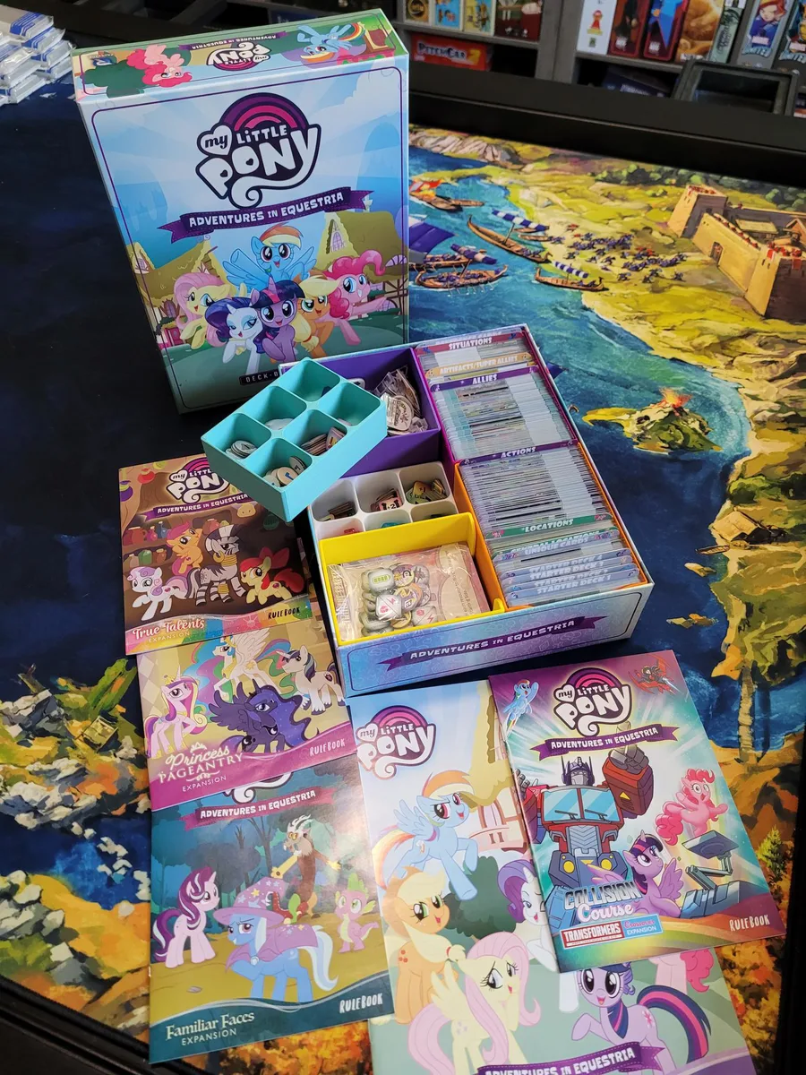 My Little Pony Adventures in Equestria Deck-Building Game Insert