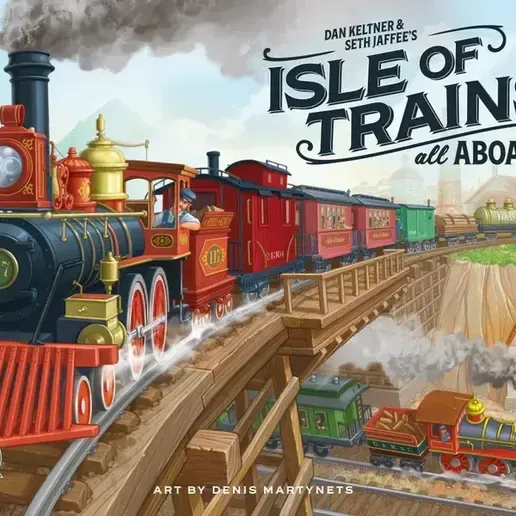 Isle of Trains: All Aboard – Board Game Organizer / Insert (3D Printable STL)