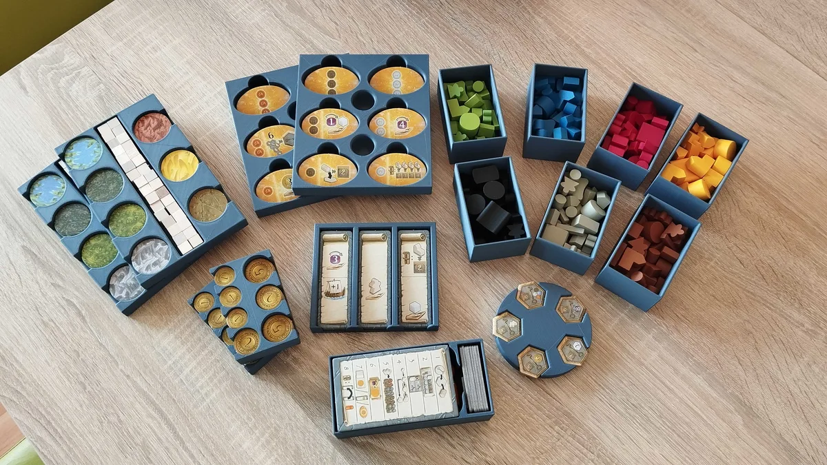 Terra Mystica Insert - Bonus and Town Tile Box