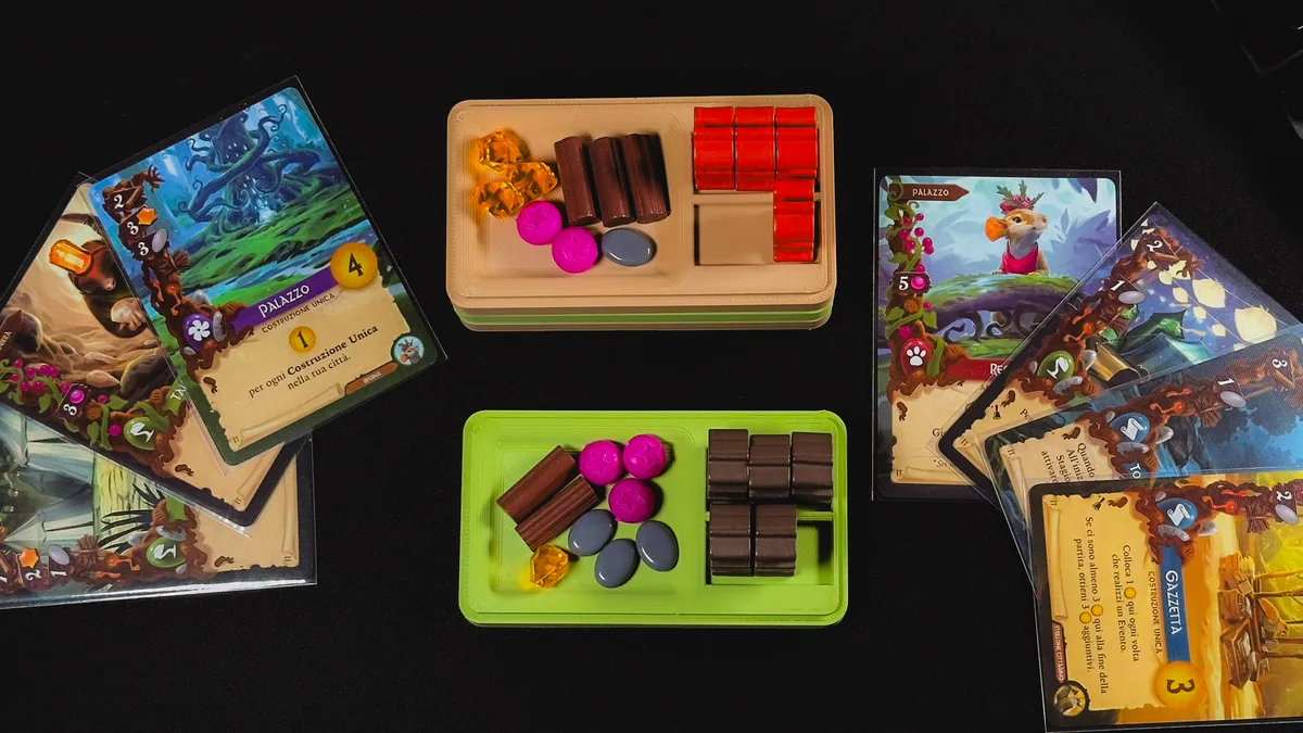 Small PlayerBoard for Everdell (Fit into Collector's edition box)