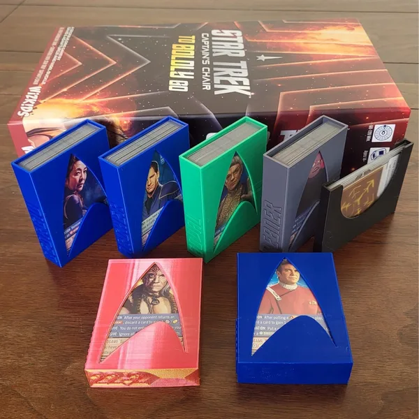 Star Trek - Captain's Chair - To Boldly Go: Captain Deck and Ship Storage Boxes