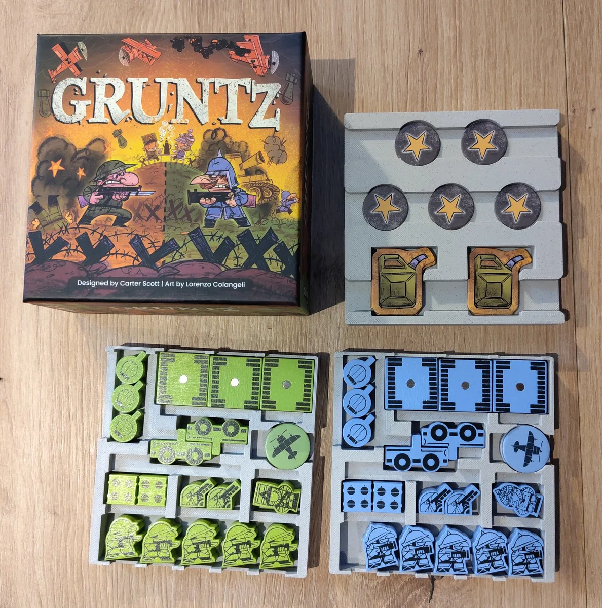 Gruntz board game insert / organizer