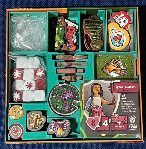 CoraQuest Insert/Organizer: Minor remix for sleeving