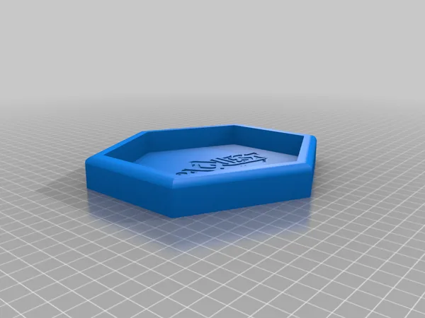 Hexagonalish Dice Tray for CoraQuest