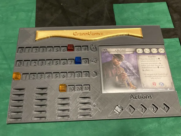 Arkham Horror the Card Game Player Board