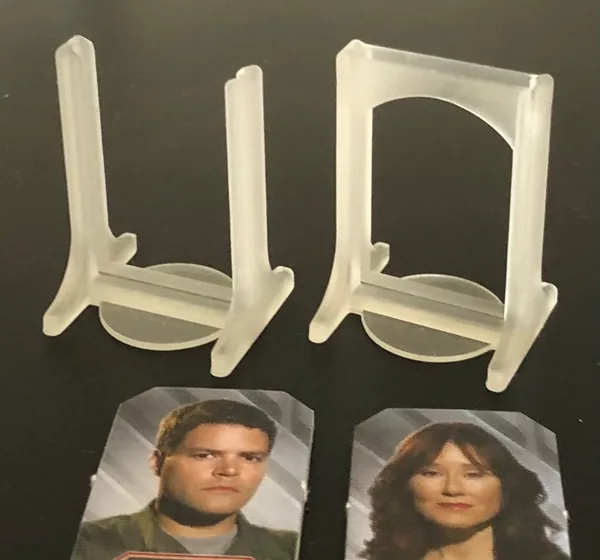 Battlestar Galactica boardgame character stands