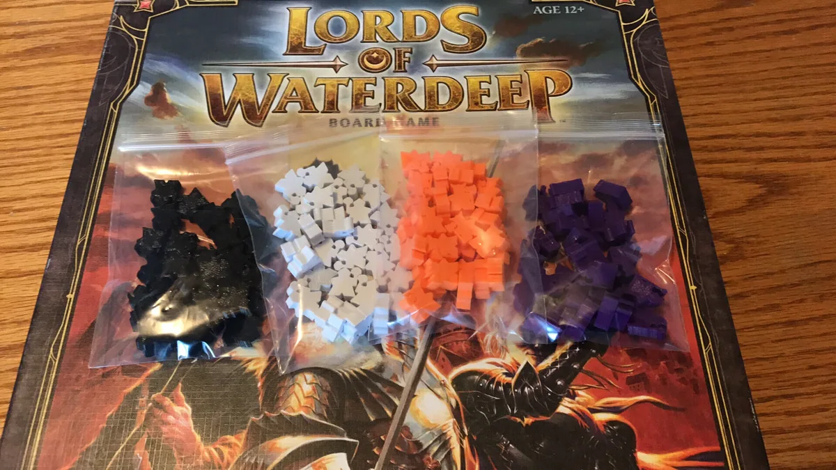 Lords of Waterdeep meeples