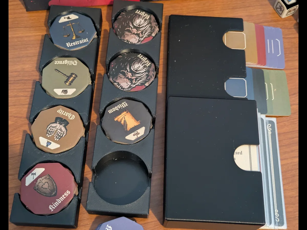 Shred of Redemption board game organizer