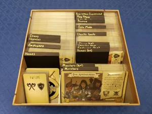 Bargain Quest Box Organizer - Sleeved Cards
