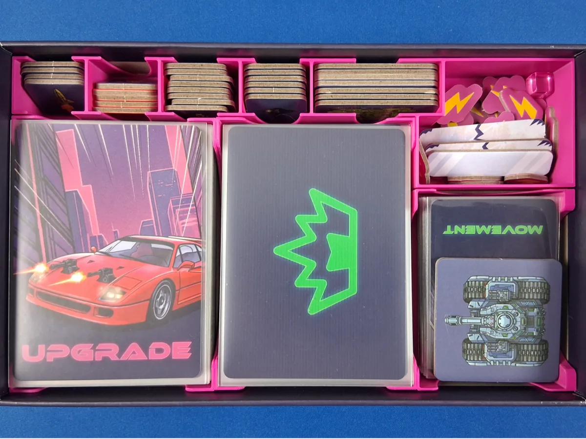 Mission: Drive Board Game Insert (Sleeved Cards)