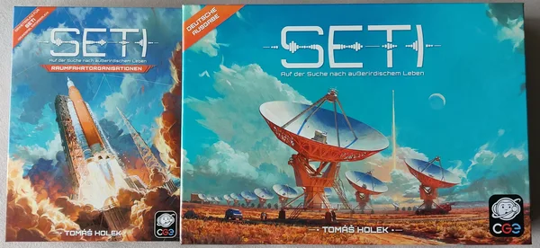 SETI + Expansion - Board Game Insert - Sleeved Cards