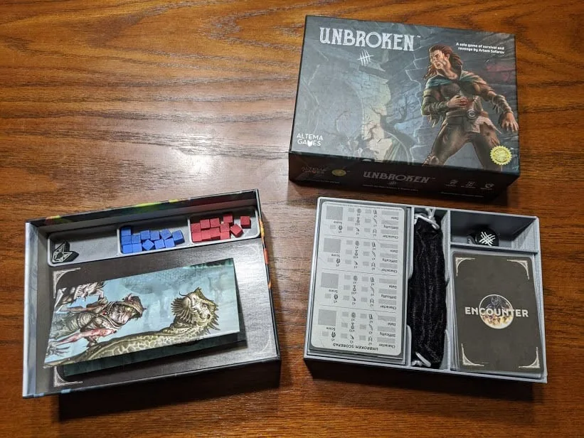 Unbroken Game Organizer (Cards in Sleeves)