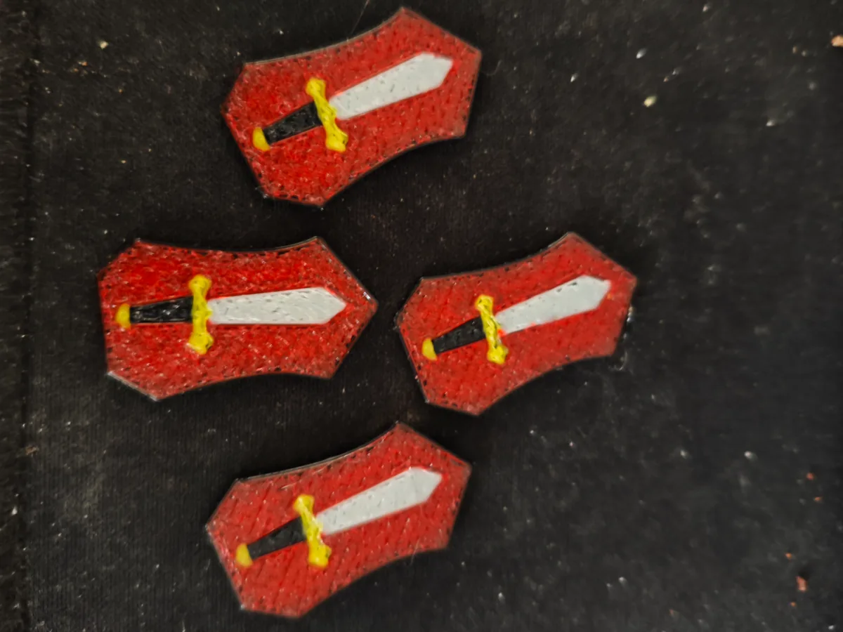 Clank! Adventuring Party Multi Color Agnet Token