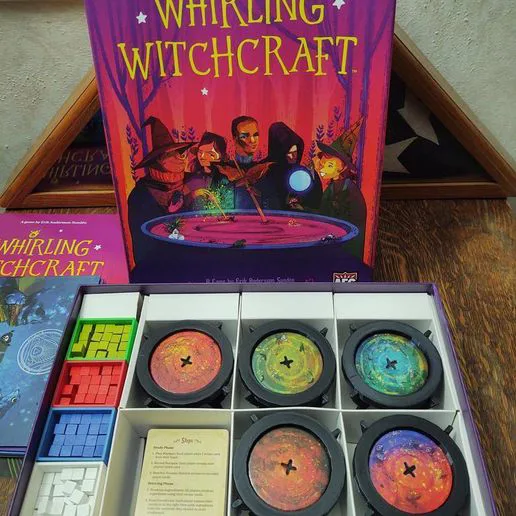 Whirling Witchcraft Cauldron and Insert Bit Boxes