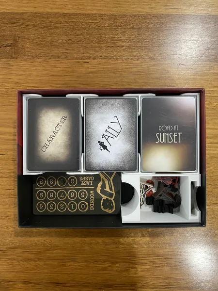 Mantis Falls board game insert