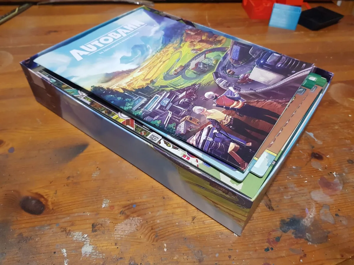Autobahn Board Game Insert + Lorry backs.