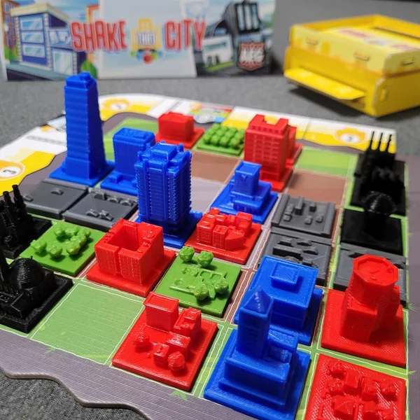 Shake That City 3D buildings