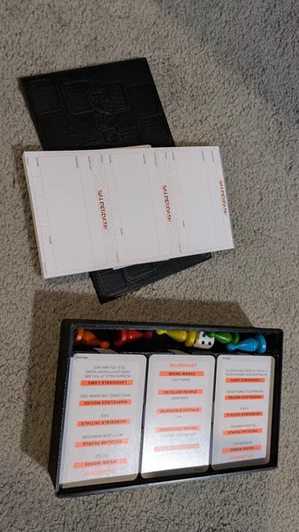 Balderdash efficient box