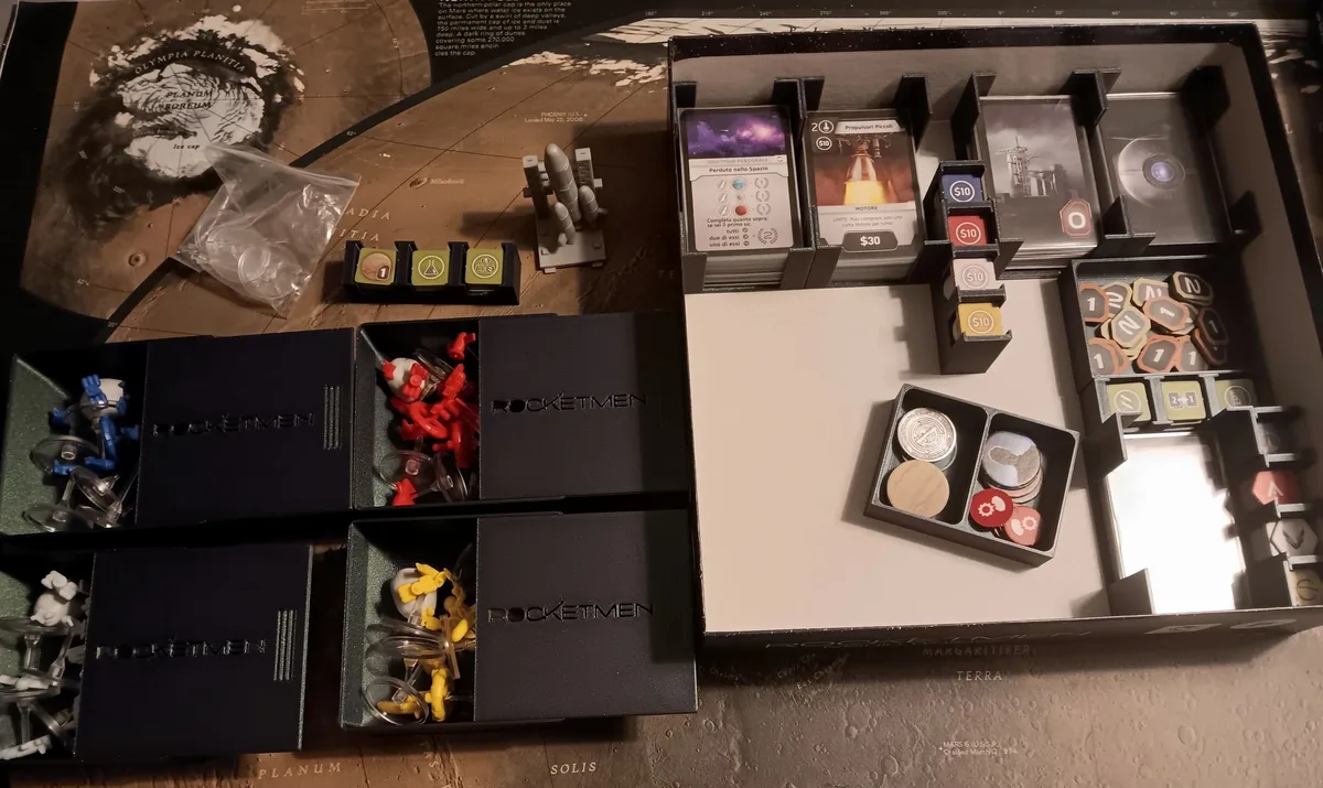Rocketmen Phalanx Games Martin Wallace Minia Boxes (x Insert Organizer)