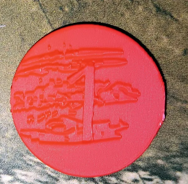 Rocketmen Target Jupiter Phalanx Games Martin Wallace - Jupiter 3D Token