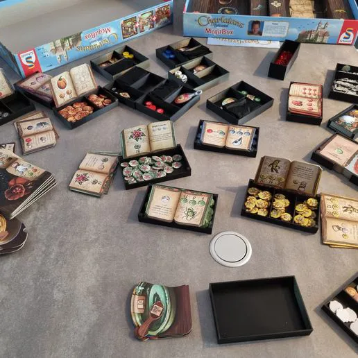 Belcastel Big Box charlatan storage insert ( The Quacks of Quedlinburg: MegaBox)