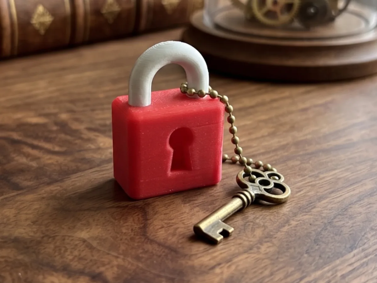 Lock Keychain