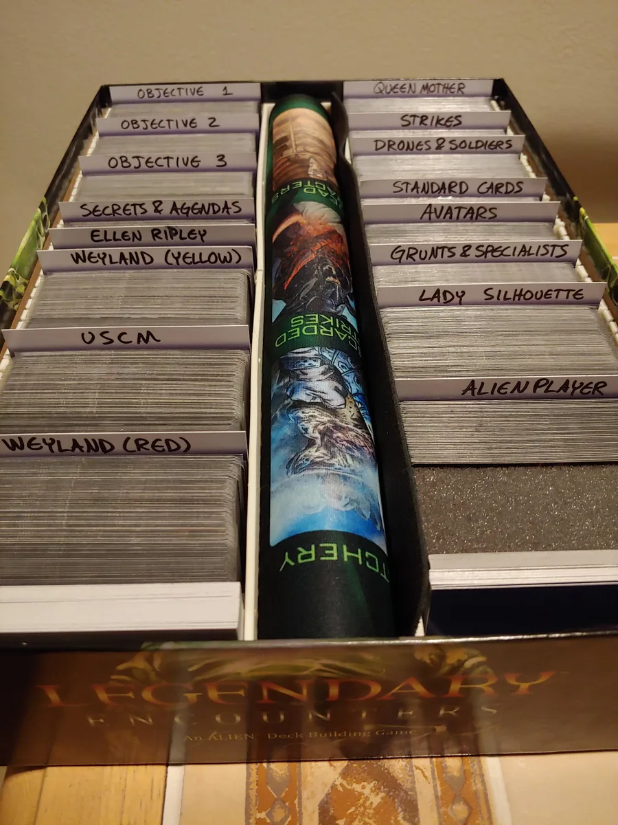 Legendary Encounters: An Alien Deck Building Game Insert