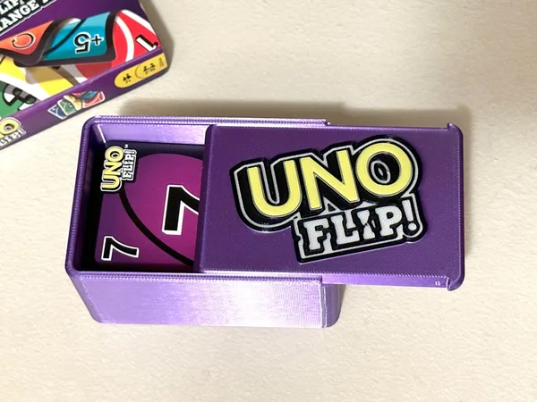 Uno Flip Card Box (Remixed Lid)