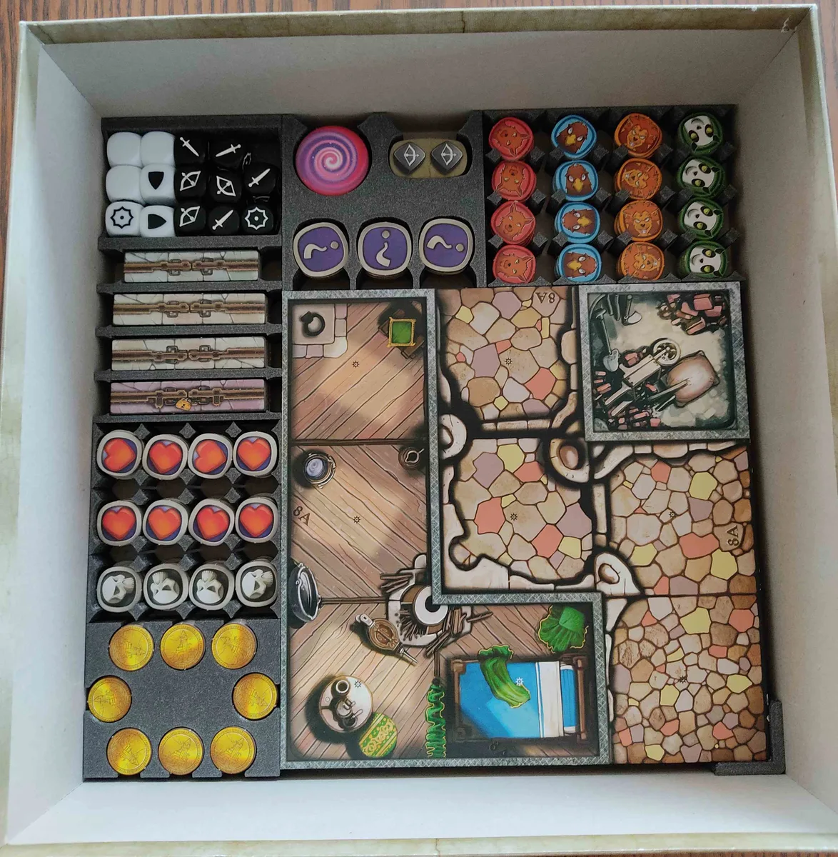 Arcadia Quest core box organizer - remix