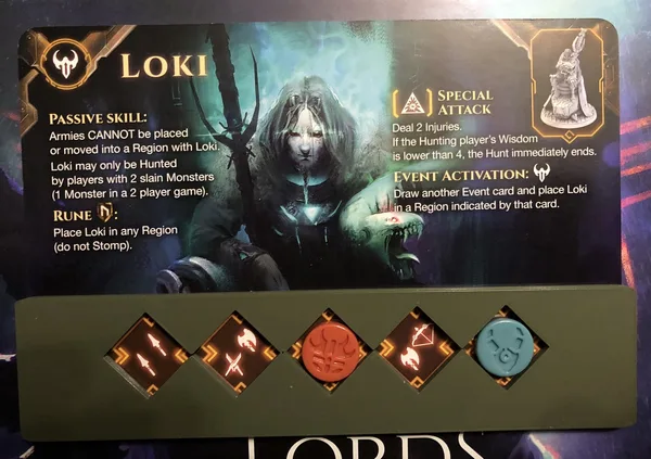 Lords of Ragnarok Card Organisers