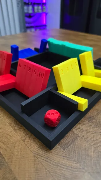 Shut the Box Game Brettspiel