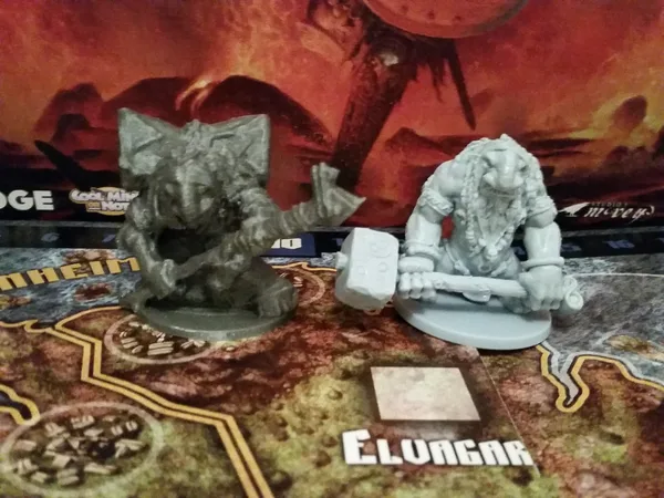 Mystic Troll mini, proxy for Blood Rage Kickstarter Exclusive