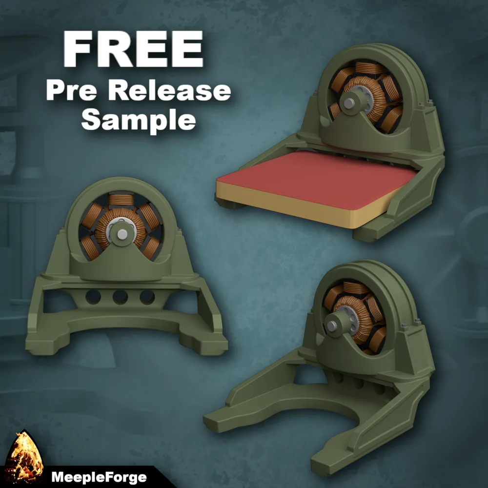 Brass Pittsburgh Board Game - Preview Sample Industry for Resin and Filament Printers