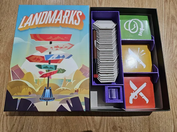 Landmarks - Board Game Insert