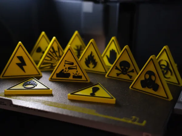 Hazard Lab Magnets