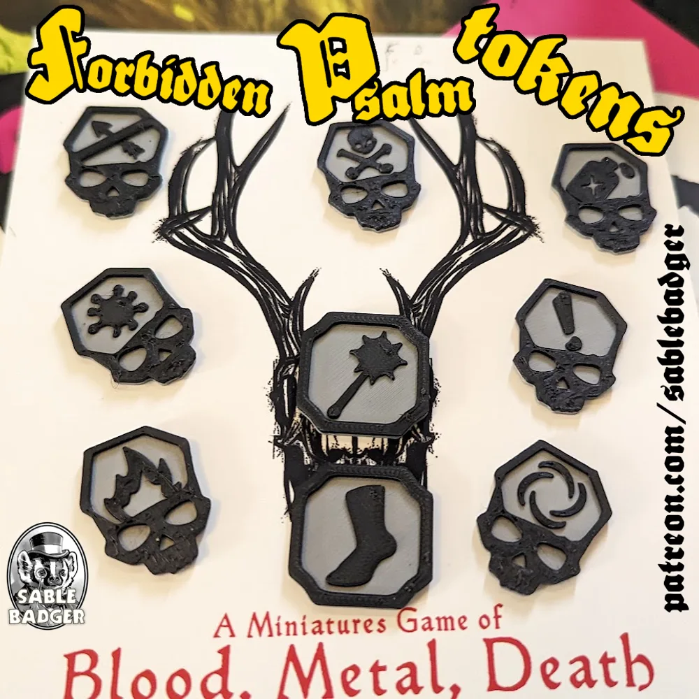 Forbidden Psalm - Game Tokens