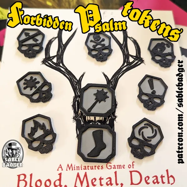 Forbidden Psalm - Game Tokens