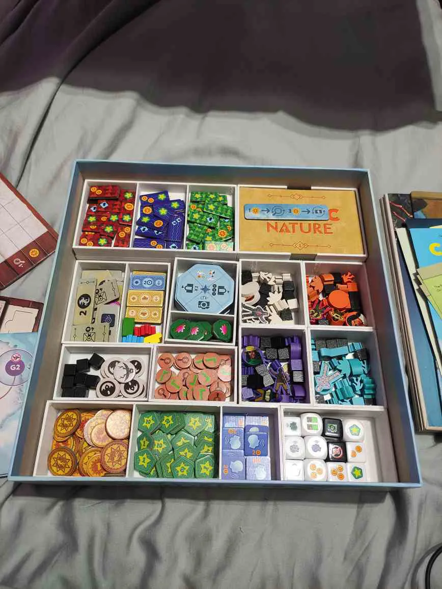 Insert for Cryptic Nature Boardgame