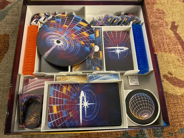 Cosmic Encounter Duel board game insert