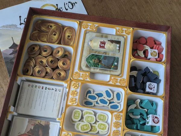 River of Gold Board Game Insert