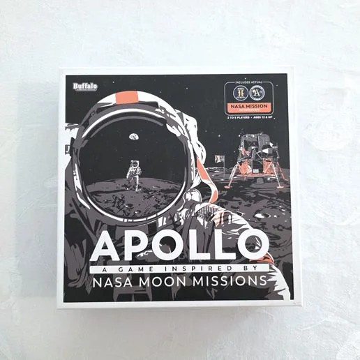 Apollo: A Game Inspired by NASA Moon Missions 3D Print Insert/Organizer